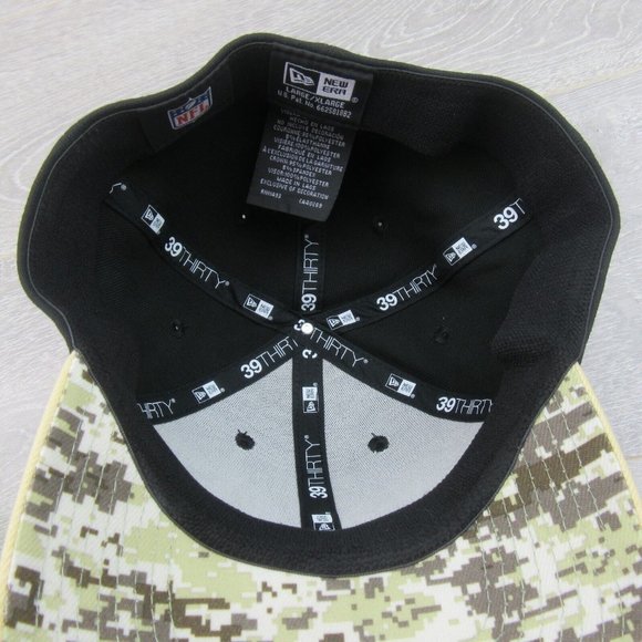 New Era 39THIRTY New Orleans Saints Salute To Service Hat Cap Size Large XL NEW - Picture 8 of 11
